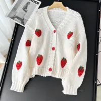 Strawberry Preppy Cardigan - Spring 2026 thumbnail 2
