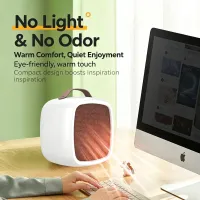 Portable 500W PTC Ceramic Mini Heater Fan thumbnail 4