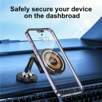 Magnetic Wireless Car Charger & Holder thumbnail 2