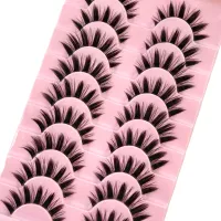Anime Spiky Mink Cosplay Lashes thumbnail 3