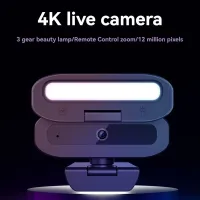 Lenovo 4K Webcam with Fill Light thumbnail 6