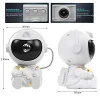 Astronaut LED Star Galaxy Projector Night Light thumbnail 6