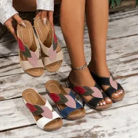 Women's Leather Soft-Sole Sandals thumbnail 6