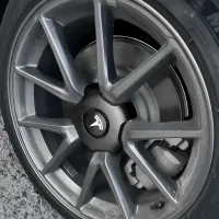 Tesla Wheel Center Hub Caps 4-Pack thumbnail 6