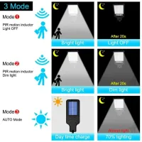 Solar Security Lights Outdoor LED Motion Sensor thumbnail 5