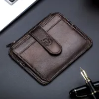 BULLCAPTAIN RFID Blocking Leather Card Holder thumbnail 1