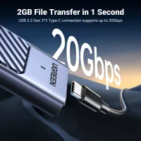 UGREEN M.2 SSD Enclosure 20Gbps thumbnail 2