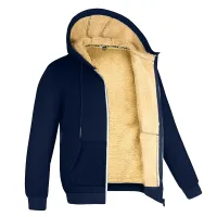 Men's Winter Fleece Hooded Jacket thumbnail 1