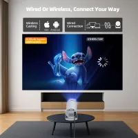 Portable 4K Mini WiFi Bluetooth Projector thumbnail 5