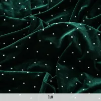 Christmas Velvet Knitted Fabric 150x45cm thumbnail 2