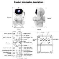 Astronaut Galaxy Star Projector w/ Speaker thumbnail 5