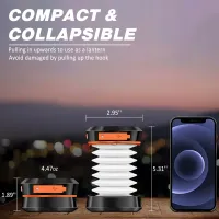 Solar Camping Lantern with Power Bank thumbnail 6