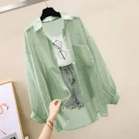 Sheer Chiffon Summer Cardigan Blouse thumbnail 2