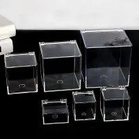 Clear Acrylic Cube Box with Lid thumbnail 3