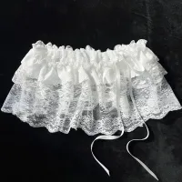 Korean Lace Layered Gauze Mini Skirt thumbnail 2
