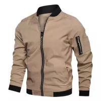 Men's Lightweight Zip-Up Windbreaker Jacket thumbnail 5