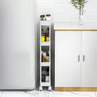 Sooyee 4-Tier Slim Storage Cart thumbnail 3