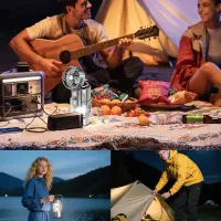 Solar LED Camping Lantern with Power Bank thumbnail 5