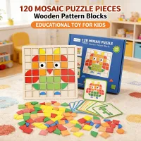 Montessori 3D Geometric Puzzle Set thumbnail 1