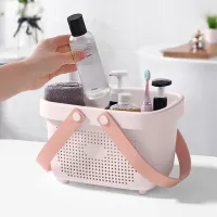Portable Plastic Storage Basket with Handle thumbnail 6
