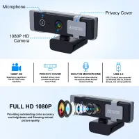4K HD Webcam with Mic & Tripod thumbnail 2