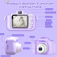 Unicorn Kids Digital Camera Toy thumbnail 6