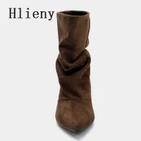 Brown Retro Ankle Boots for Women thumbnail 5