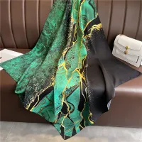 Luxury Twill Silk Square Scarf 90x90cm thumbnail 5