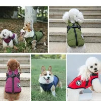 Waterproof Winter Dog Jacket with Harness thumbnail 4