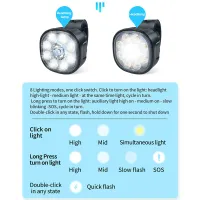 USB Rechargeable Bike Light Set thumbnail 2