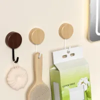 Self-Adhesive Wood Wall Hook thumbnail 5