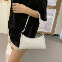 Alligator Pattern PU Leather Underarm Bag thumbnail 5