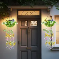 Solar Butterfly Vine String Lights thumbnail 4