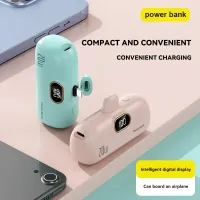 Mini 10000mAh Capsule Power Bank 20W thumbnail 2
