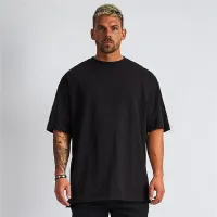 Men's 100% Cotton Oversized Crew Tee thumbnail 4