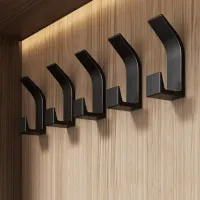 5Pcs No-Drill Wall Hooks Set thumbnail 5