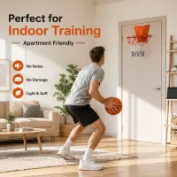 Silent Indoor Foam Basketball Hoop Set thumbnail 3