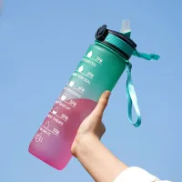 1L Leak Proof Motivational Water Bottle thumbnail 5