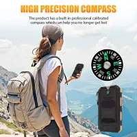 10000mAh Solar Power Bank with Flashlight thumbnail 4