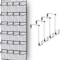 24-Grid Shoe Organizer Storage Rack thumbnail 1