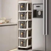 Slim Kitchen Organizer with Multi-Layer Drawer thumbnail 2