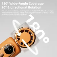 Portable Mini Turbo Handheld Fan thumbnail 4
