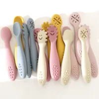 3PCS Baby Learning Spoons Set thumbnail 1