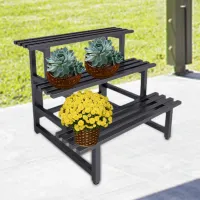 3 Tier Metal Plant Stand thumbnail 3