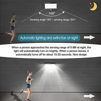 468 Solar Motion Sensor Wall Lamp thumbnail 4
