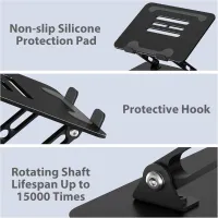 Adjustable Metal Laptop Stand thumbnail 6