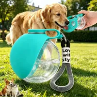 Portable Dog Water Bottle with Bowl thumbnail 4
