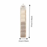7-Grid Door Hanging Storage Organizer thumbnail 6