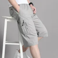 Men's Cargo Shorts with Zipper Pockets thumbnail 3