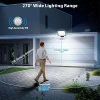 Solar Motion Sensor Security Lights thumbnail 5